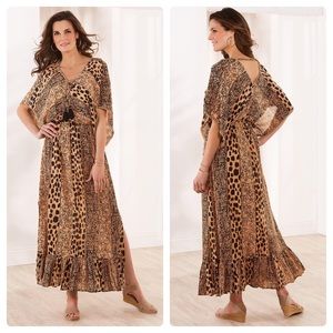 Soft Surroundings Isola Bella Maxi Dress Size L